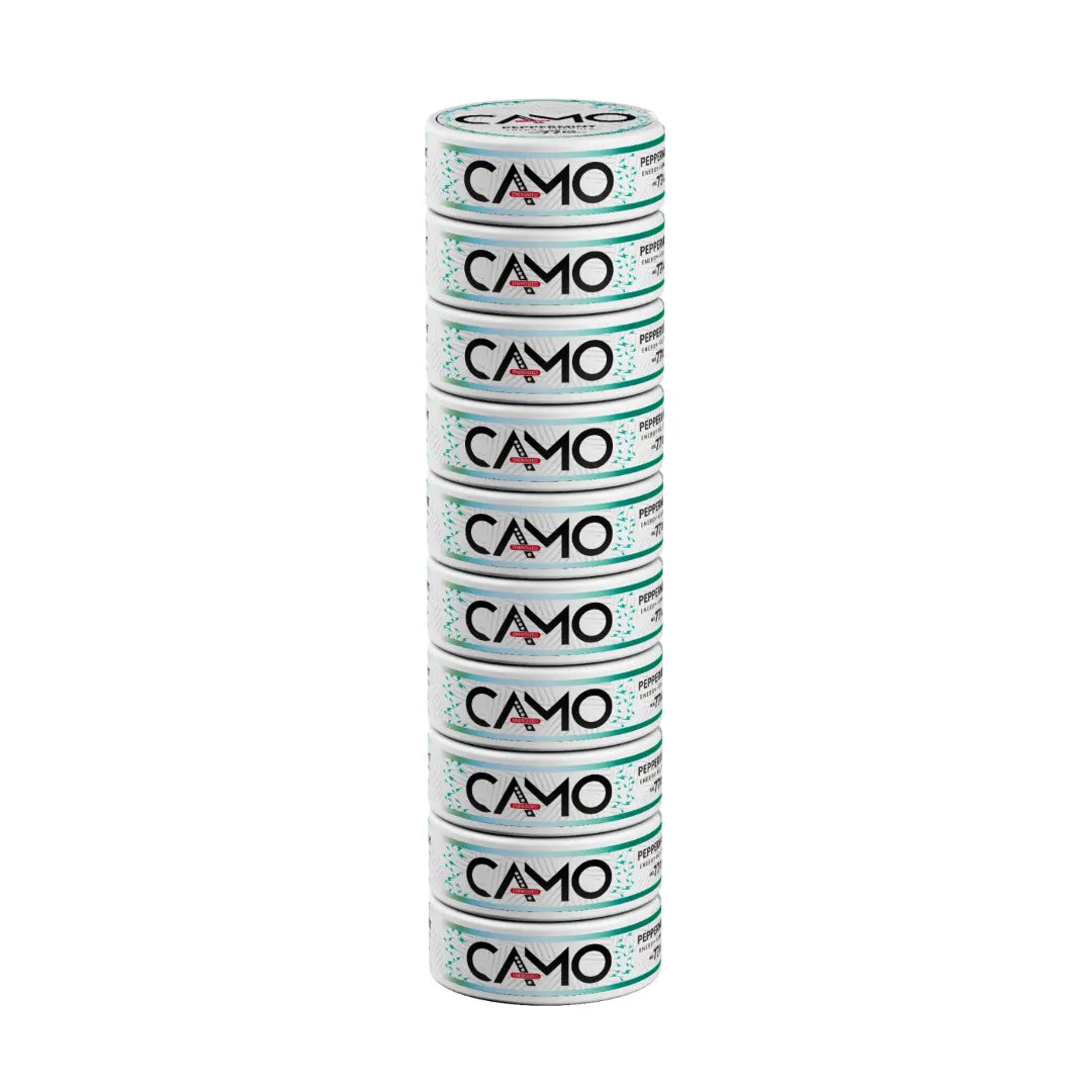 CAMO Peppermint Energy Pouches - Pouchdaddy