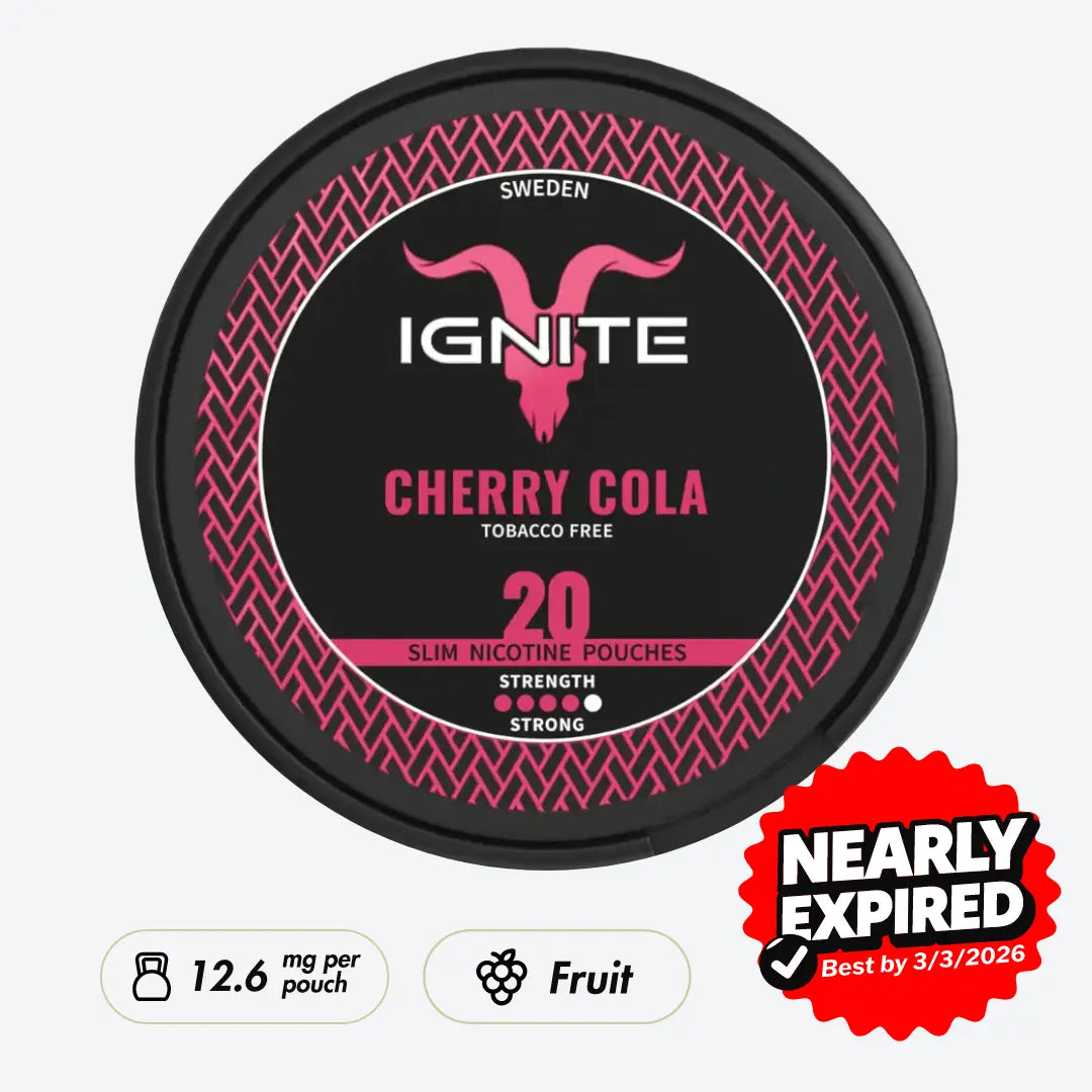 IGNITE Cherry Cola Strong - Pouchdaddy