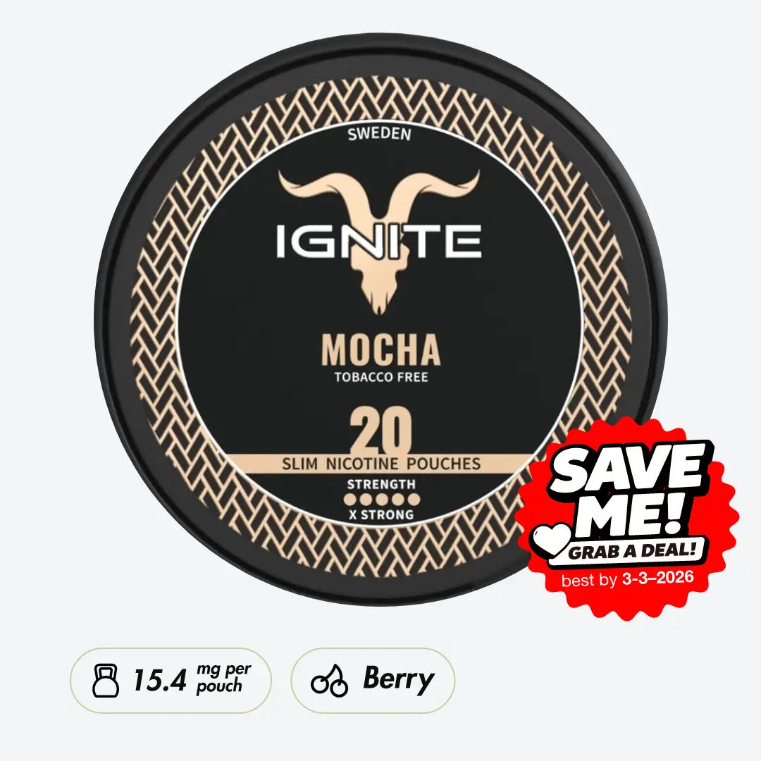 IGNITE Mocha X-Strong - Pouchdaddy