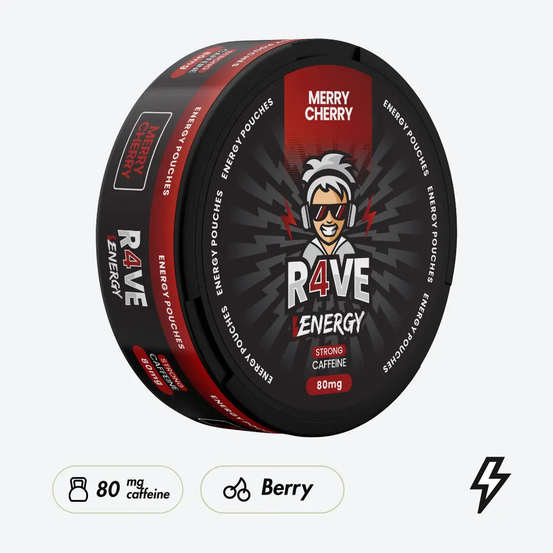 R4VE Merry Cherry 80mg Koffeinbeutel