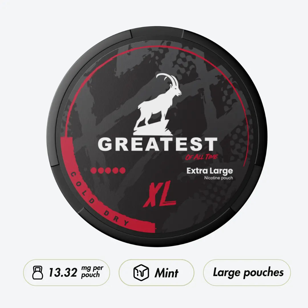 Greatest Cold Dry - XL 16mg - Pouchdaddy
