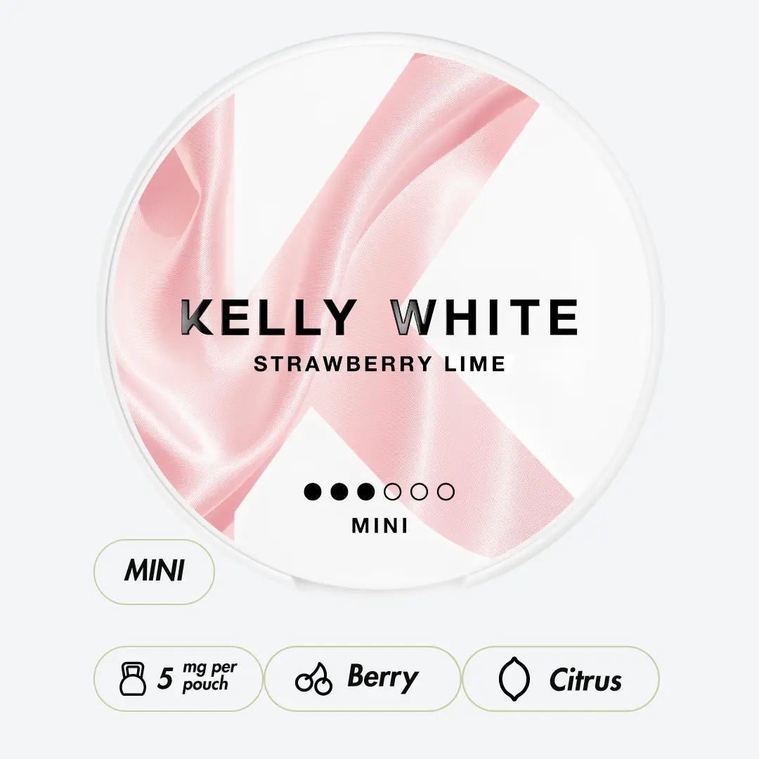 Kelly White Strawberry Lime Mini - Pouchdaddy