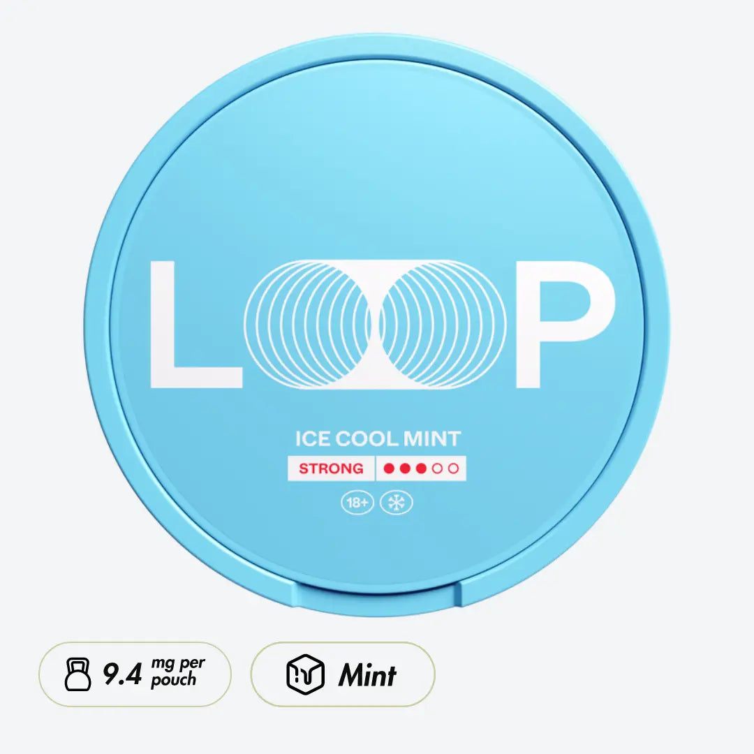 LOOP Ice Cool Mint Strong - Pouchdaddy