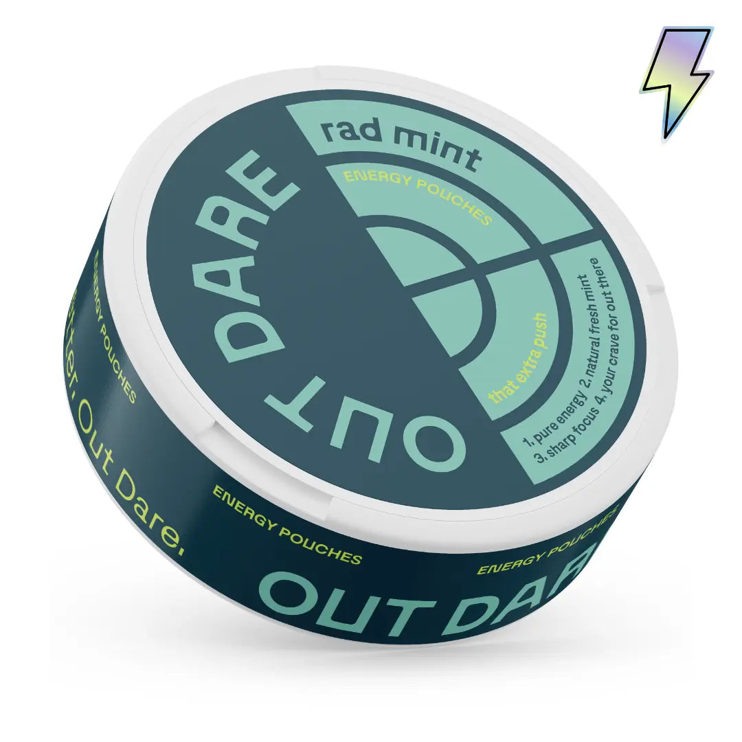 OUTDARE Rad Mint Caffeine Pouches