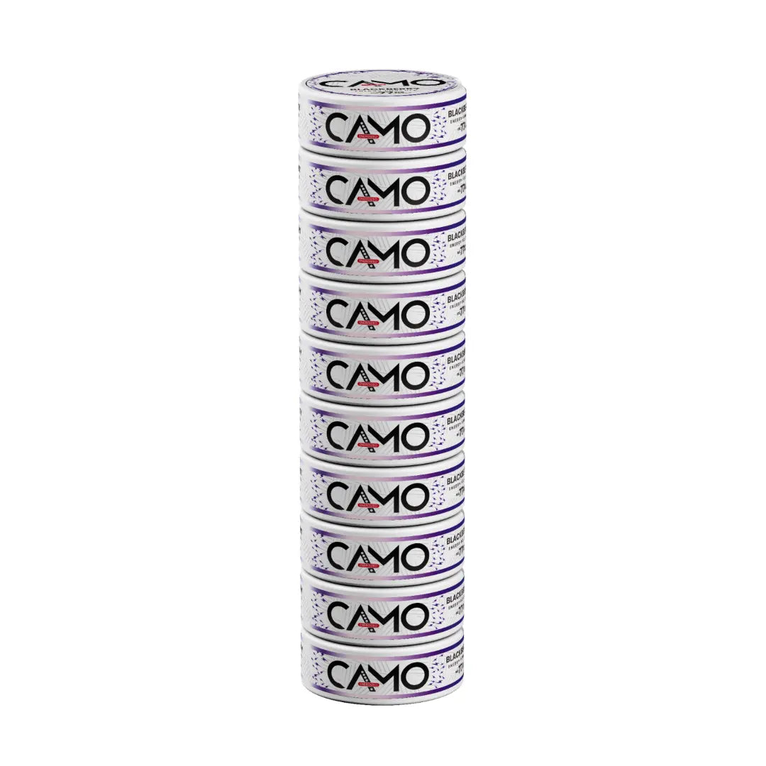 CAMO Blackberry Energy Pouches - Pouchdaddy