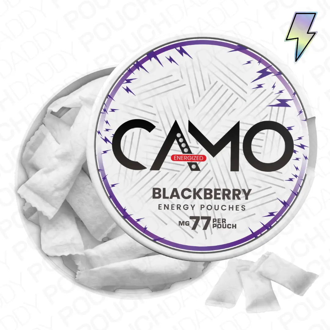 CAMO Blackberry Energy Pouches