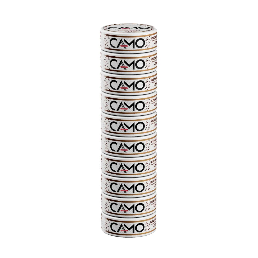 CAMO Iced Mocha Energy Pouches - Pouchdaddy