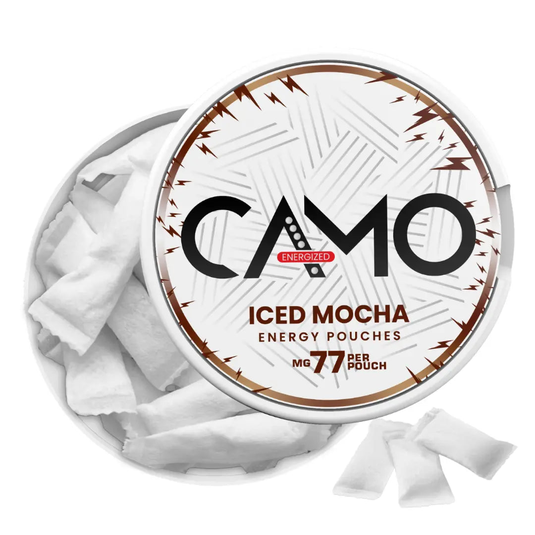 CAMO Iced Mocha Energy Pouches - Pouchdaddy