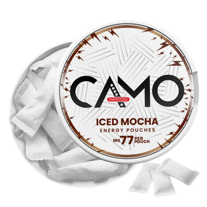 CAMO Iced Mocha Energy Pouches - Pouchdaddy