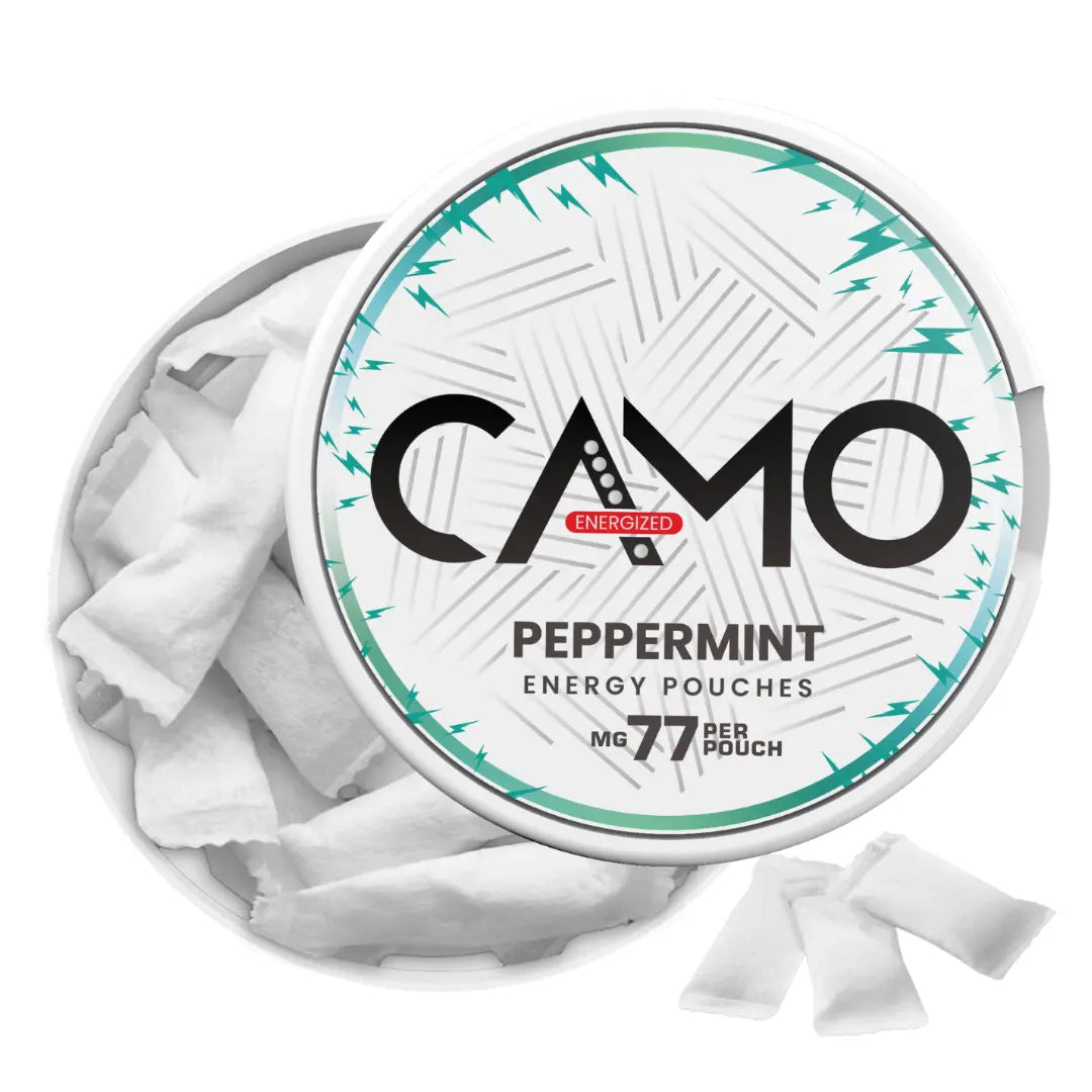 CAMO Peppermint Energy Pouches - Pouchdaddy