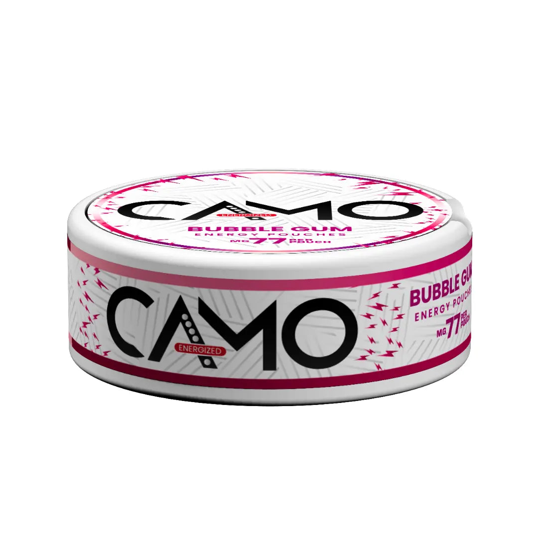 CAMO Bubble Gum Energy Pouches - Pouchdaddy