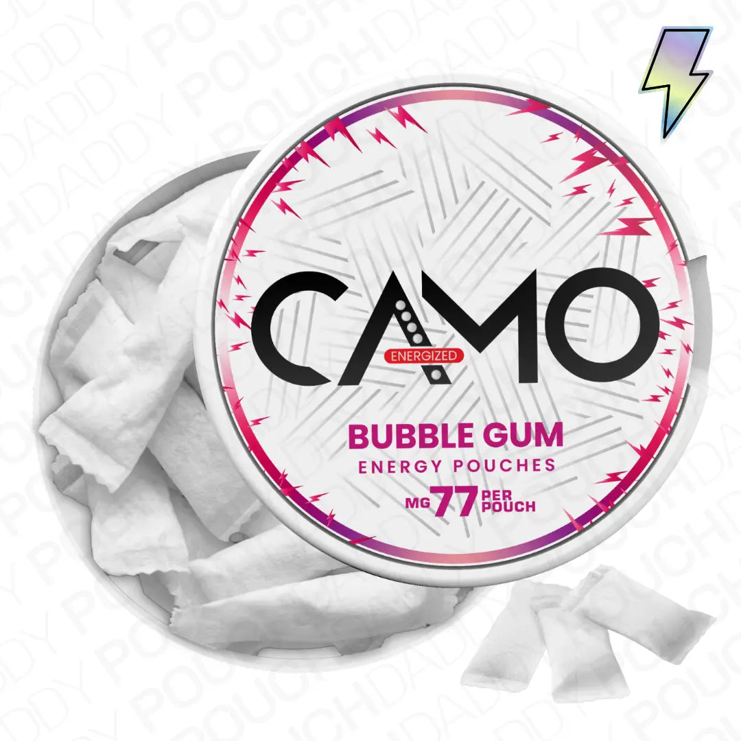 CAMO Bubble Gum Energy Pouches