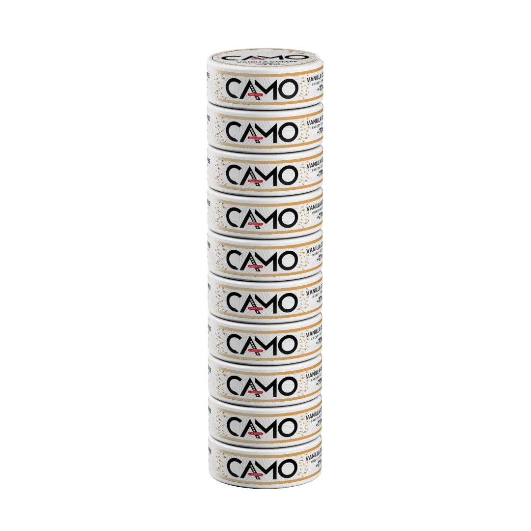 CAMO Vanilla Coffee Energy Pouches - Pouchdaddy