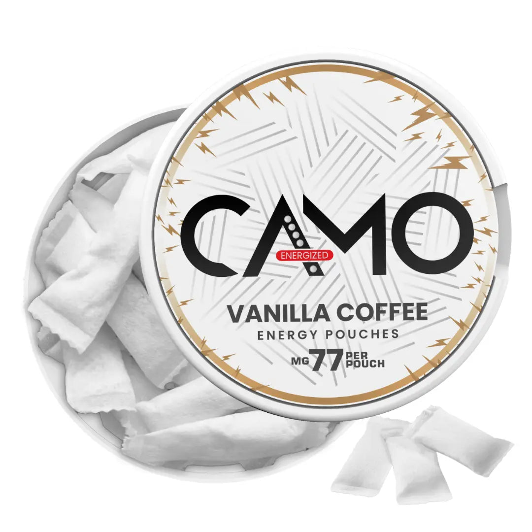 CAMO Vanilla Coffee Energy Pouches - Pouchdaddy