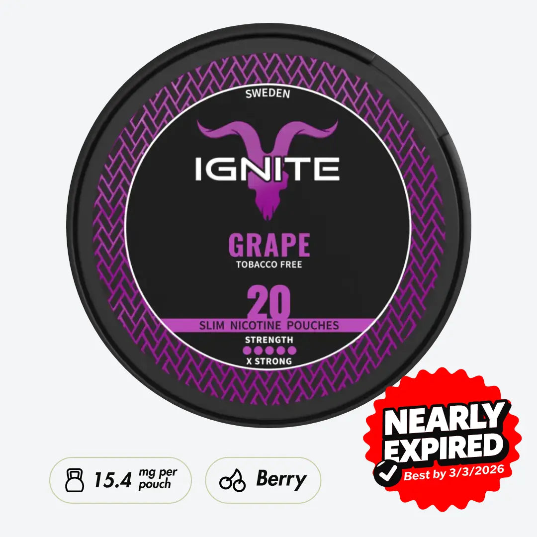 IGNITE Grape X-Strong - Pouchdaddy