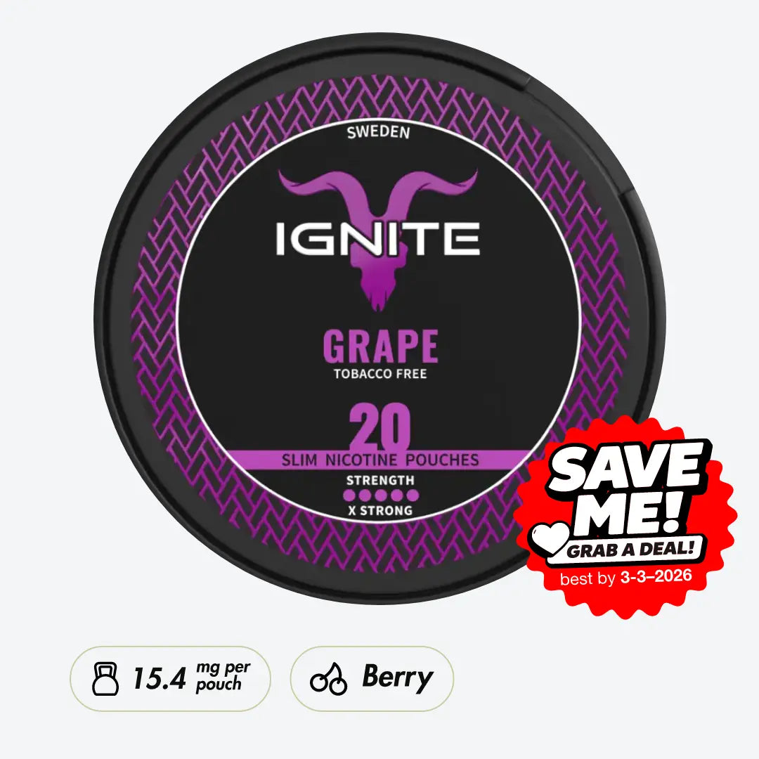 IGNITE Grape X-Strong - Pouchdaddy