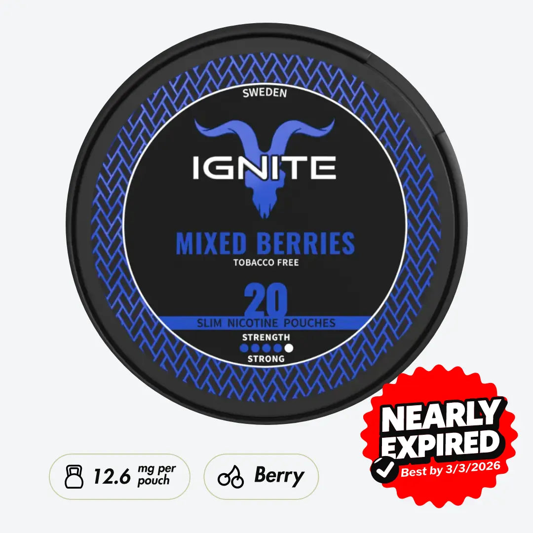 IGNITE Mixed Berries Strong - Pouchdaddy