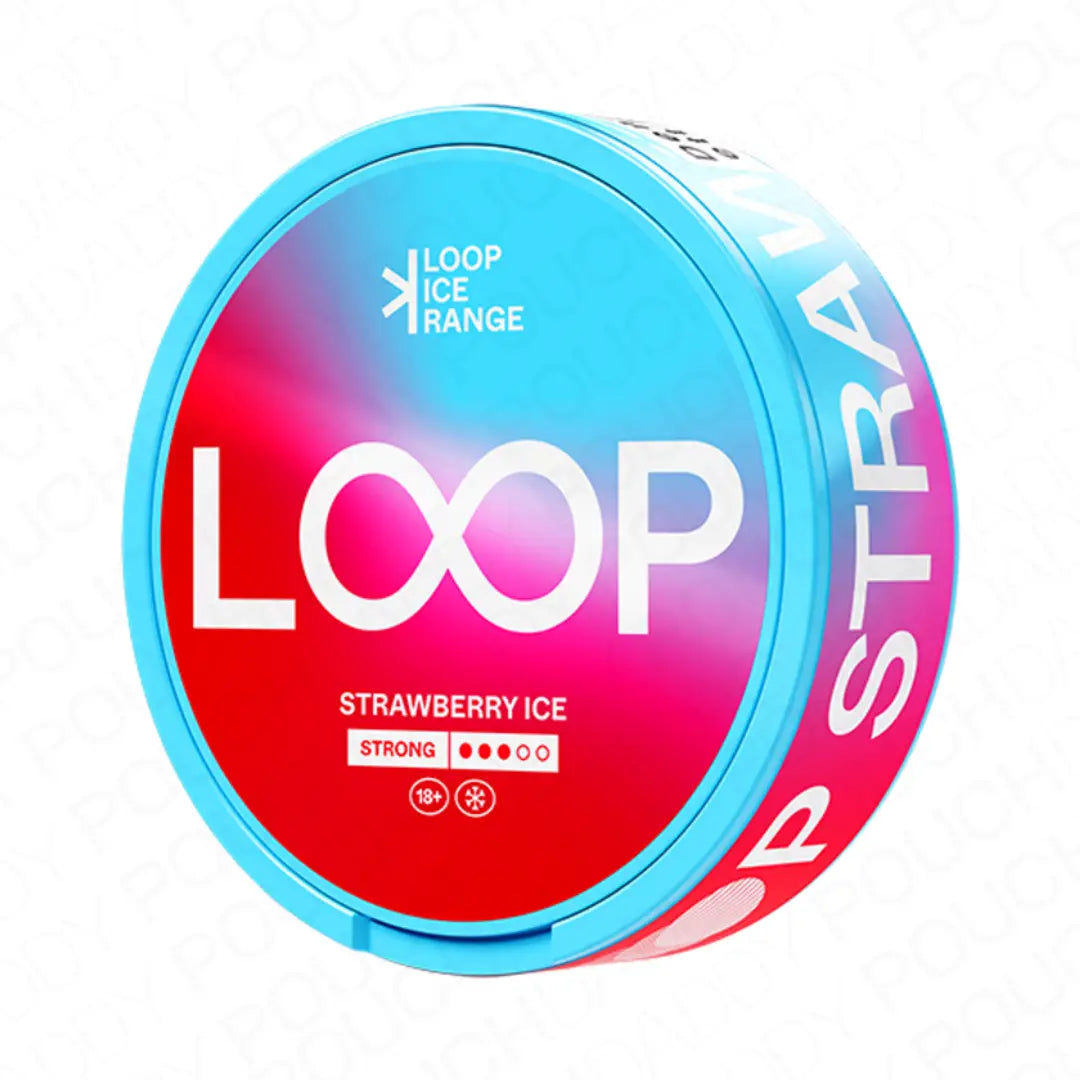Loop Strawberry Ice Strong - Pouchdaddy