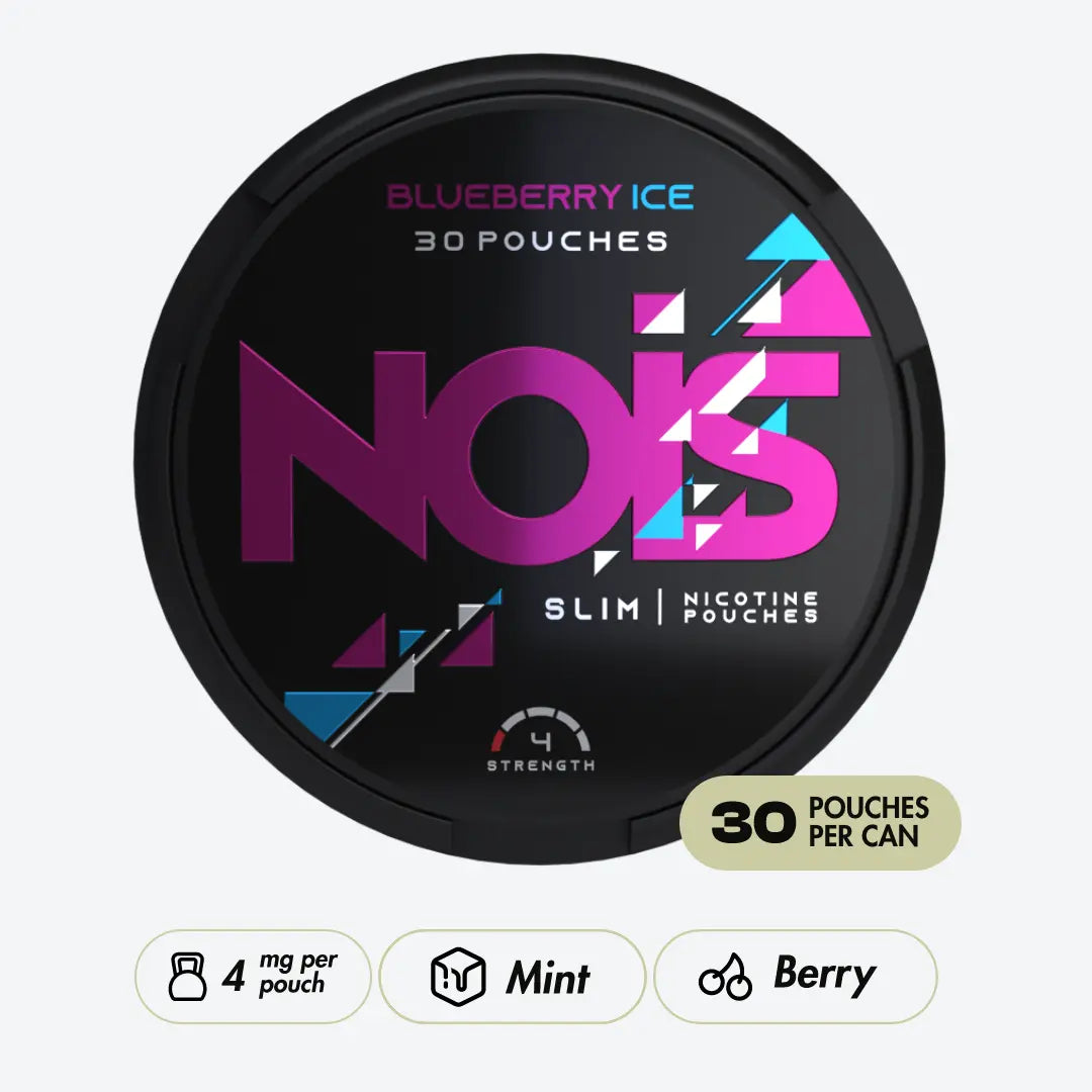 NOIS Blueberry Ice 4mg - Pouchdaddy