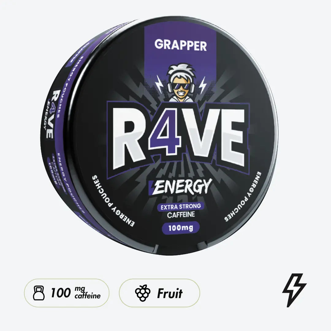 R4VE Grapper 100mg Koffeinbeutel
