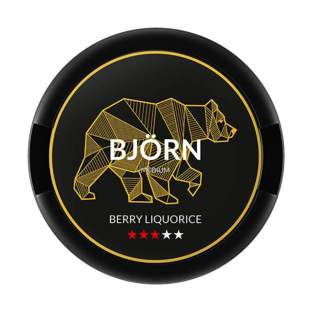BJÖRN Berry Liquorice Medium - Pouchdaddy