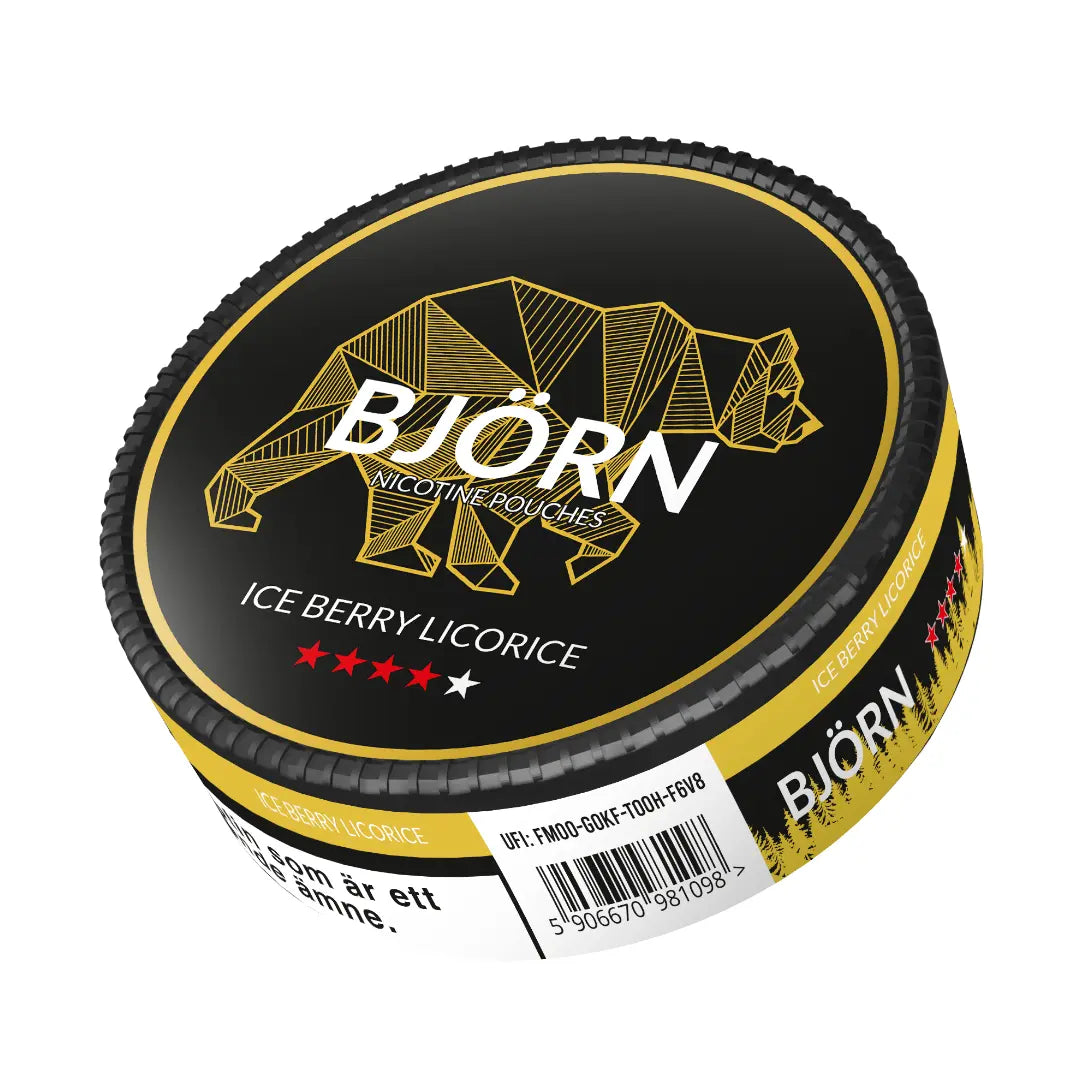 BJÖRN Berry Liquorice Strong - Pouchdaddy