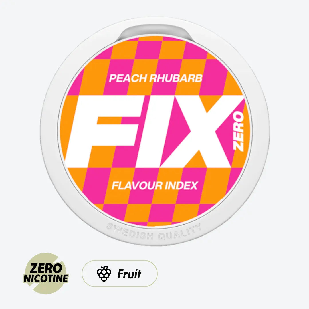 FIX Peach Rhubarb Zero Nicotine