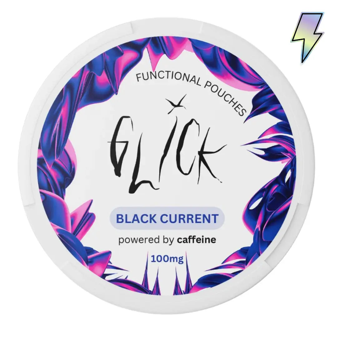 Glick Black Currant Caffeine Pouches