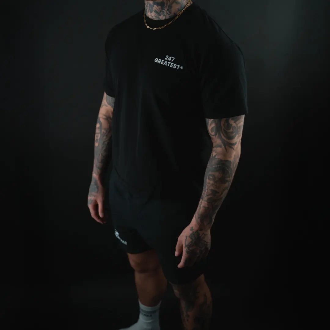 Greatest 24/7 Oversized T-Shirt – Black - Pouchdaddy