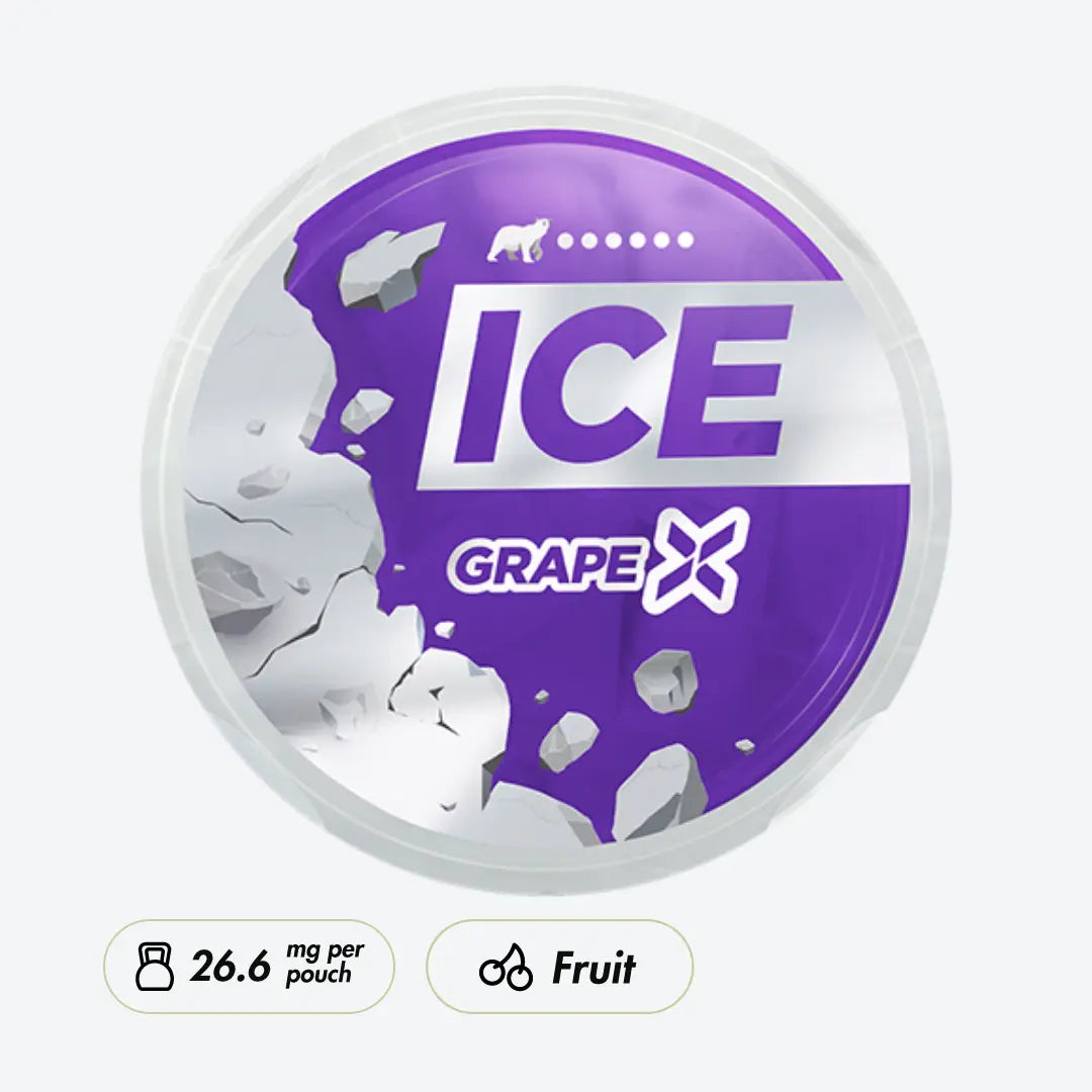ICE Grape X 27MG - Pouchdaddy