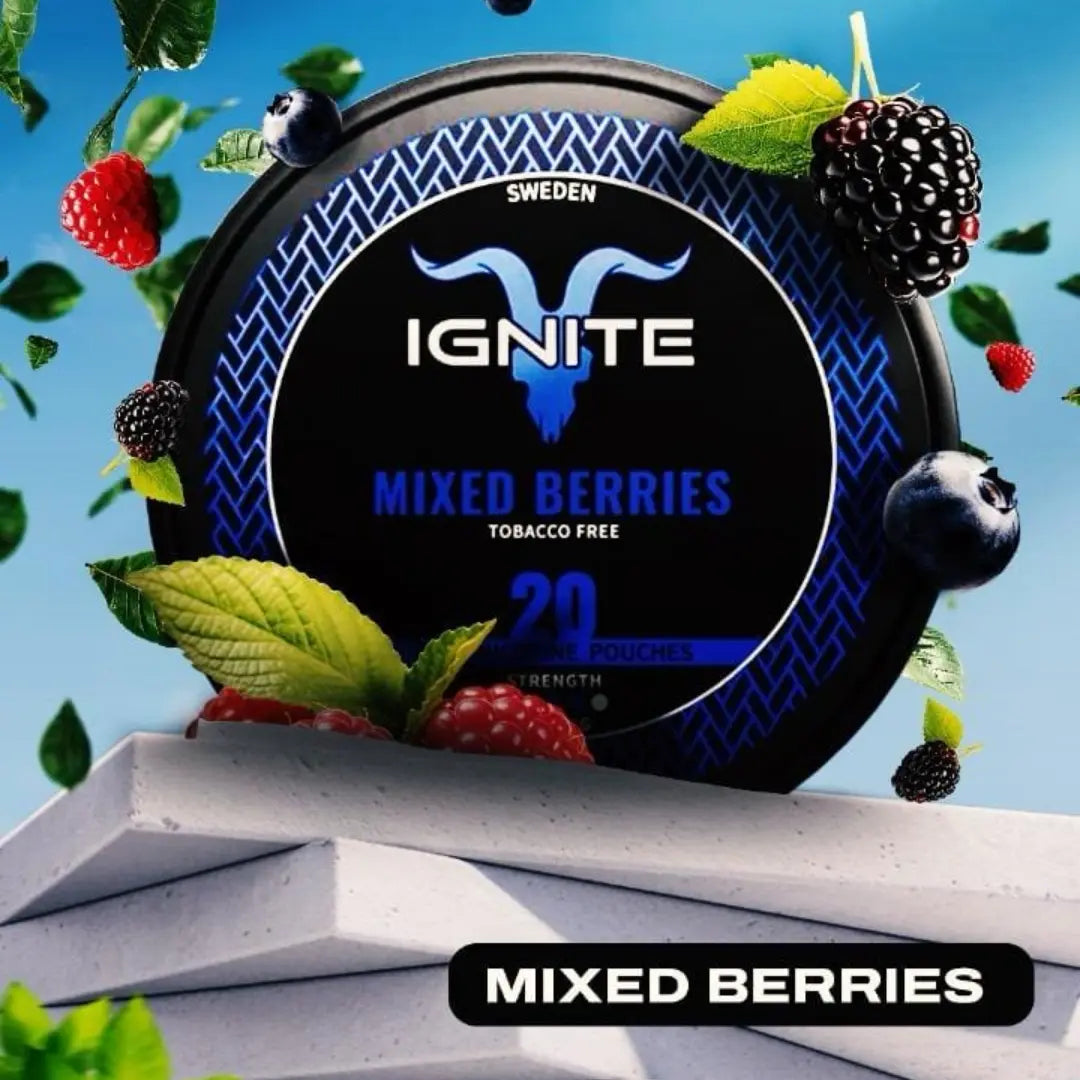 IGNITE Mixed Berries Strong - Pouchdaddy