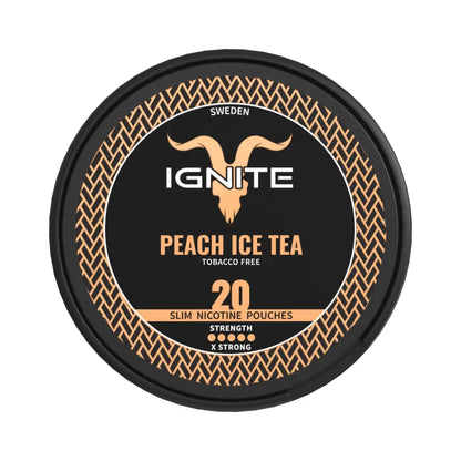 IGNITE Peach Ice Tea X-strong - Pouchdaddy