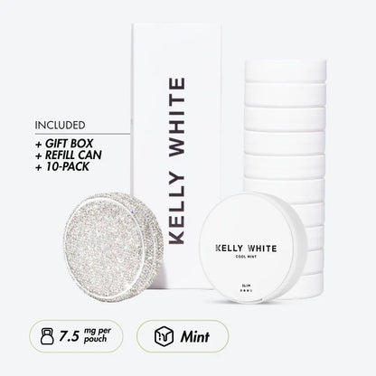 Kelly White Cool Mint Champagne Box + Sparkling Kelly