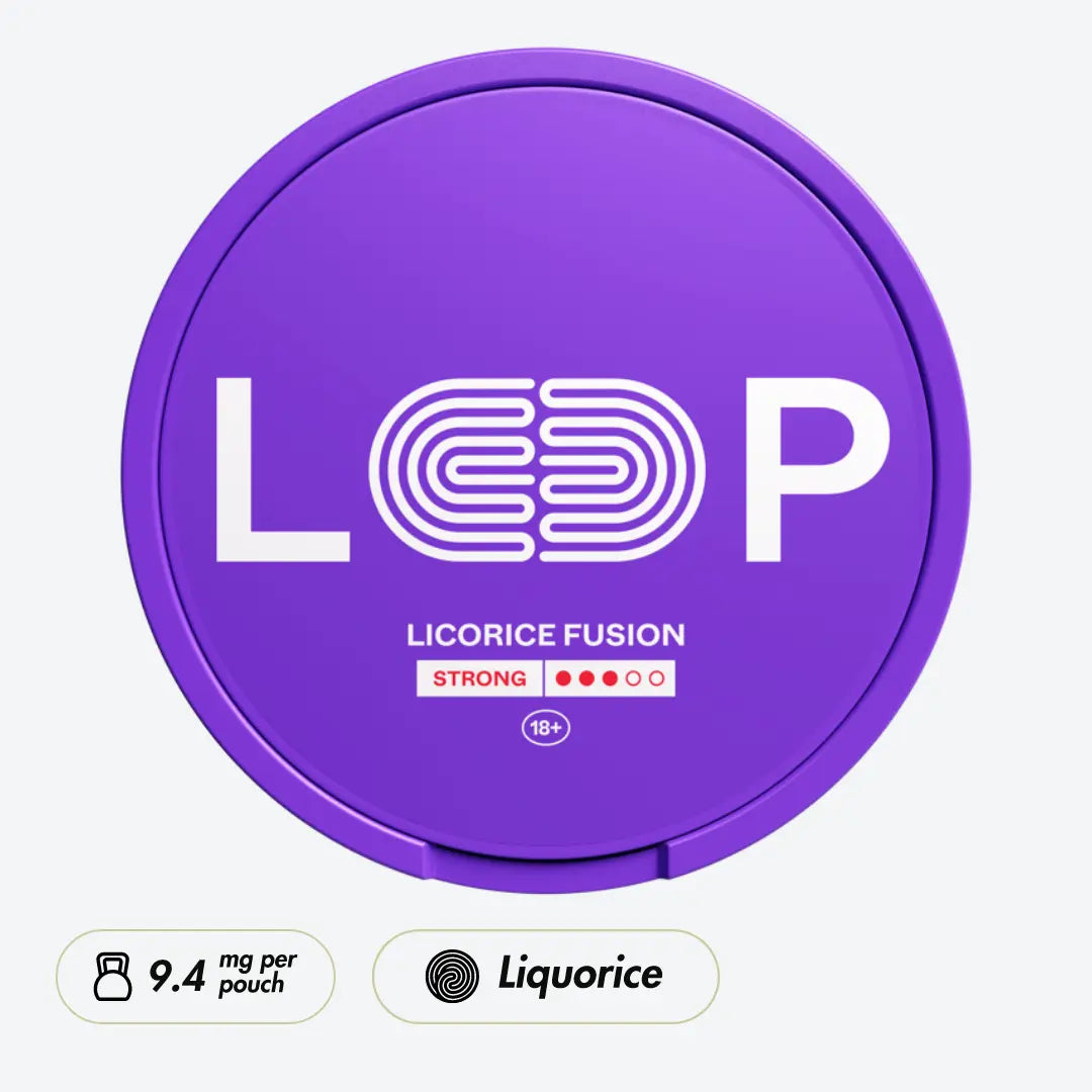 LOOP Licorice Fusion Strong - Pouchdaddy