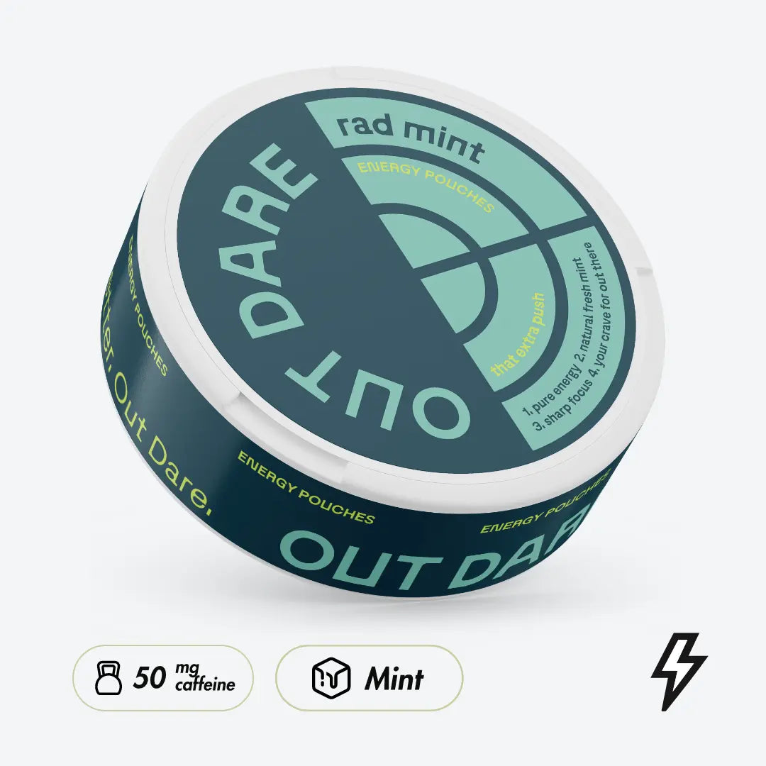 OUTDARE Rad Mint Caffeine Pouches - Pouchdaddy