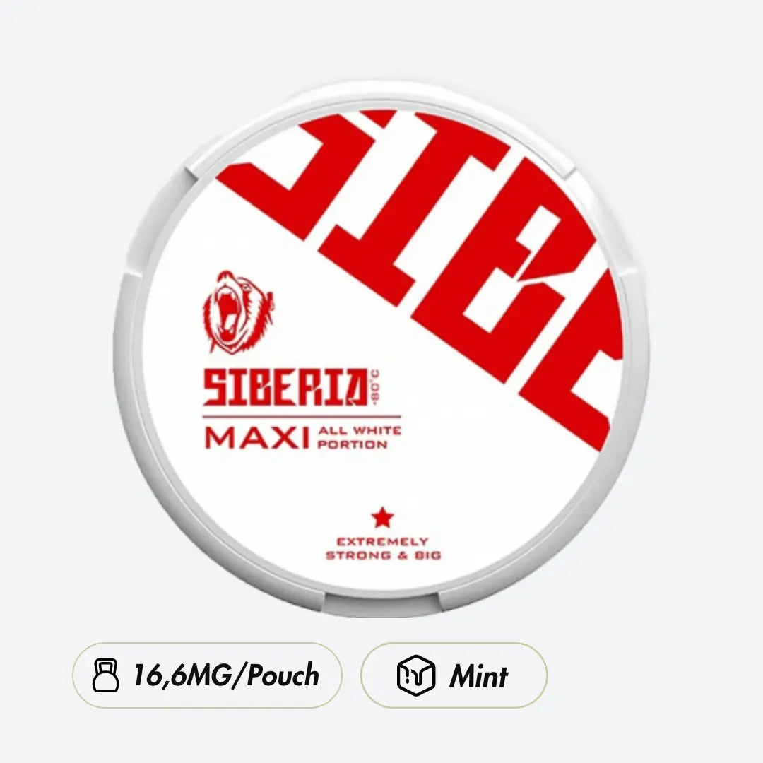 Siberia Maxi All White Portion - Pouchdaddy