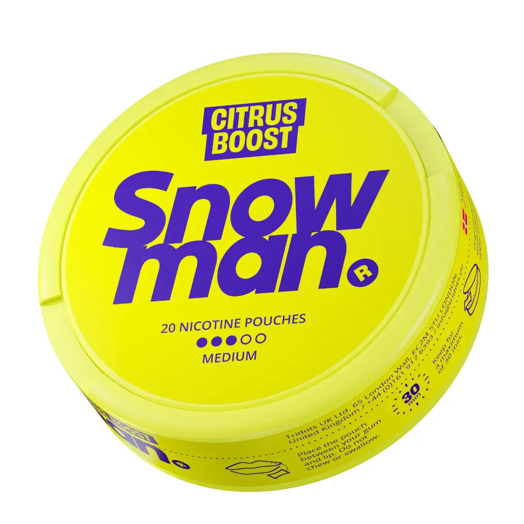 Snowman Citrus Boost 9mg - Pouchdaddy