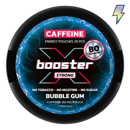 X-Booster Bubble Gum 80 mg - Pouchdaddy